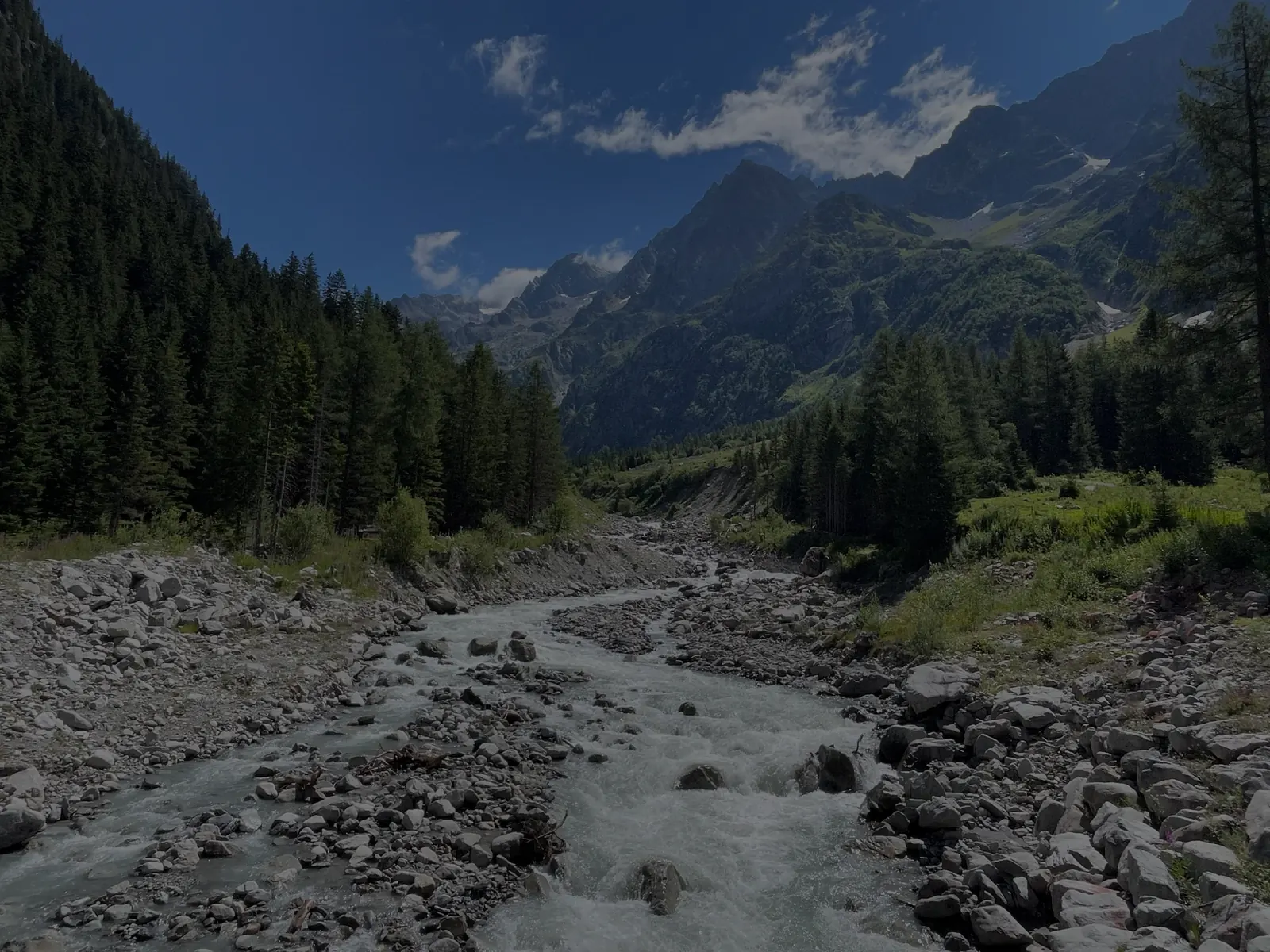 Die Kander oberhalb Selden