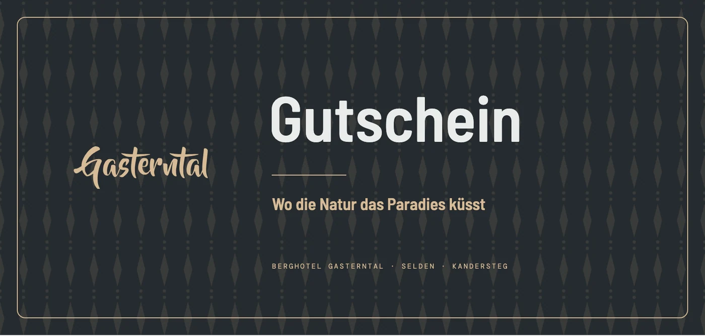 Gutschein · Vorderseite