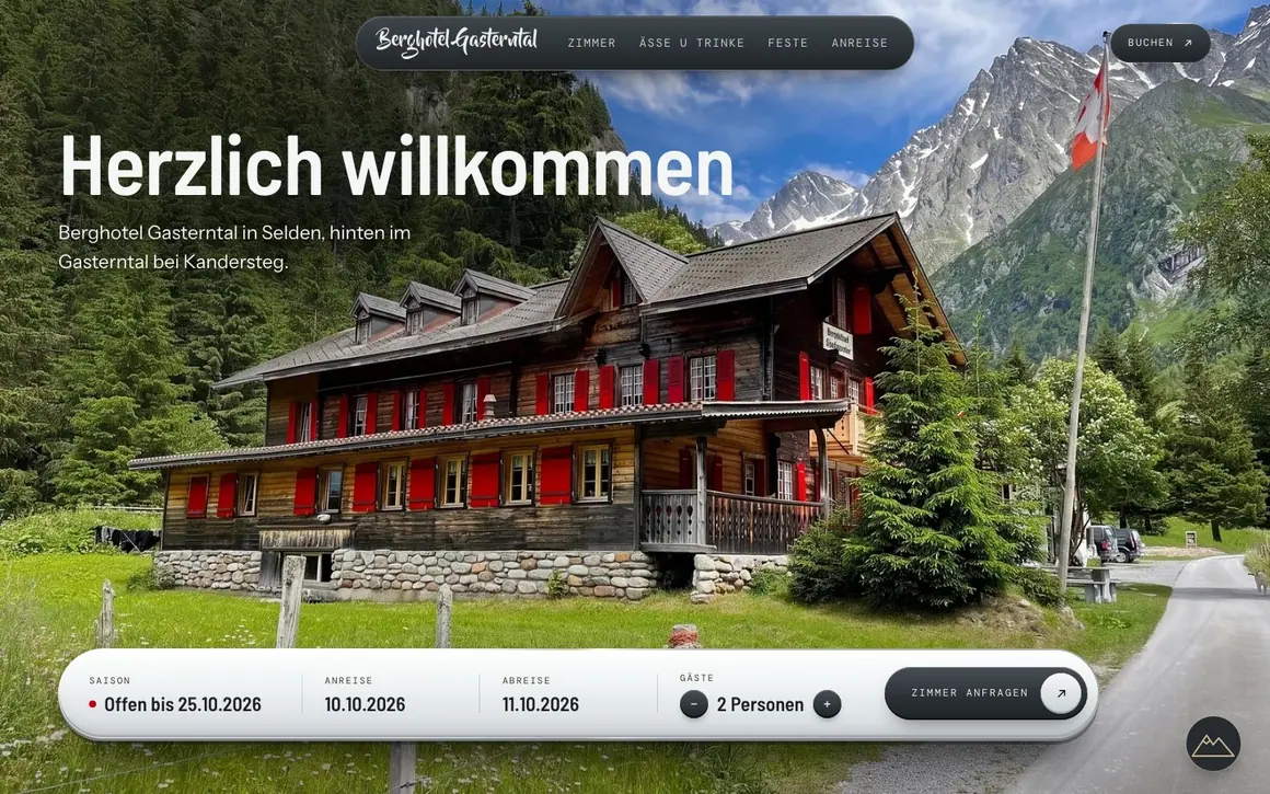 Die roten Läden im ersten Bild
