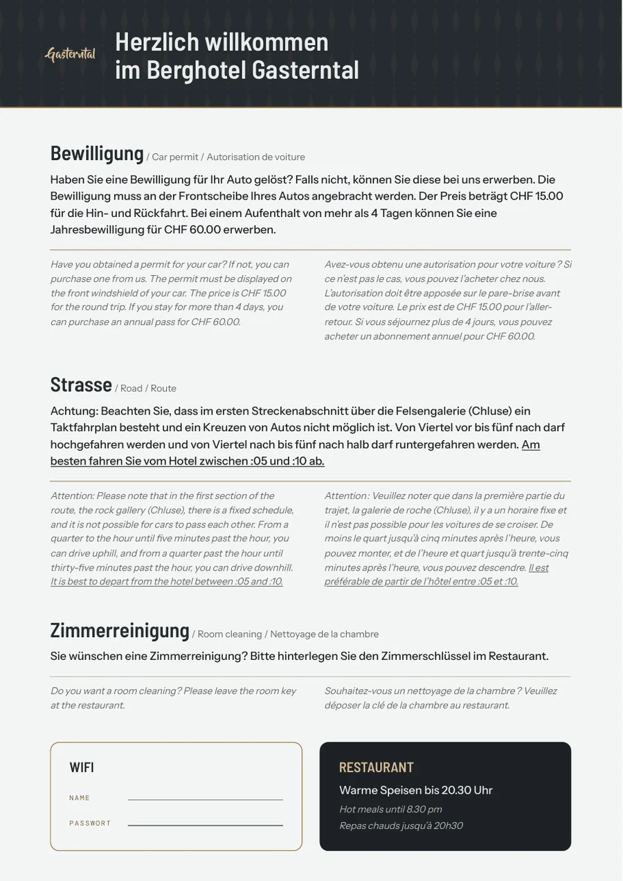 Idee: Willkommen