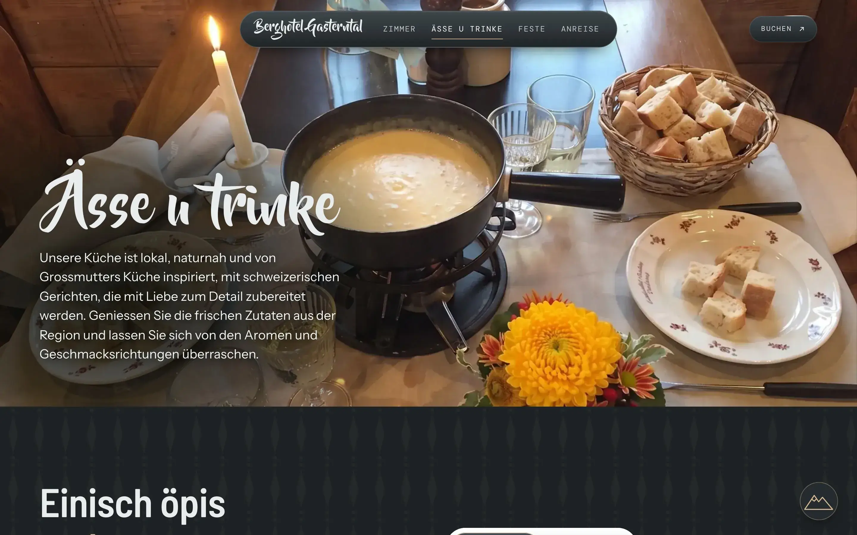 Neu: Ässe u trinke
