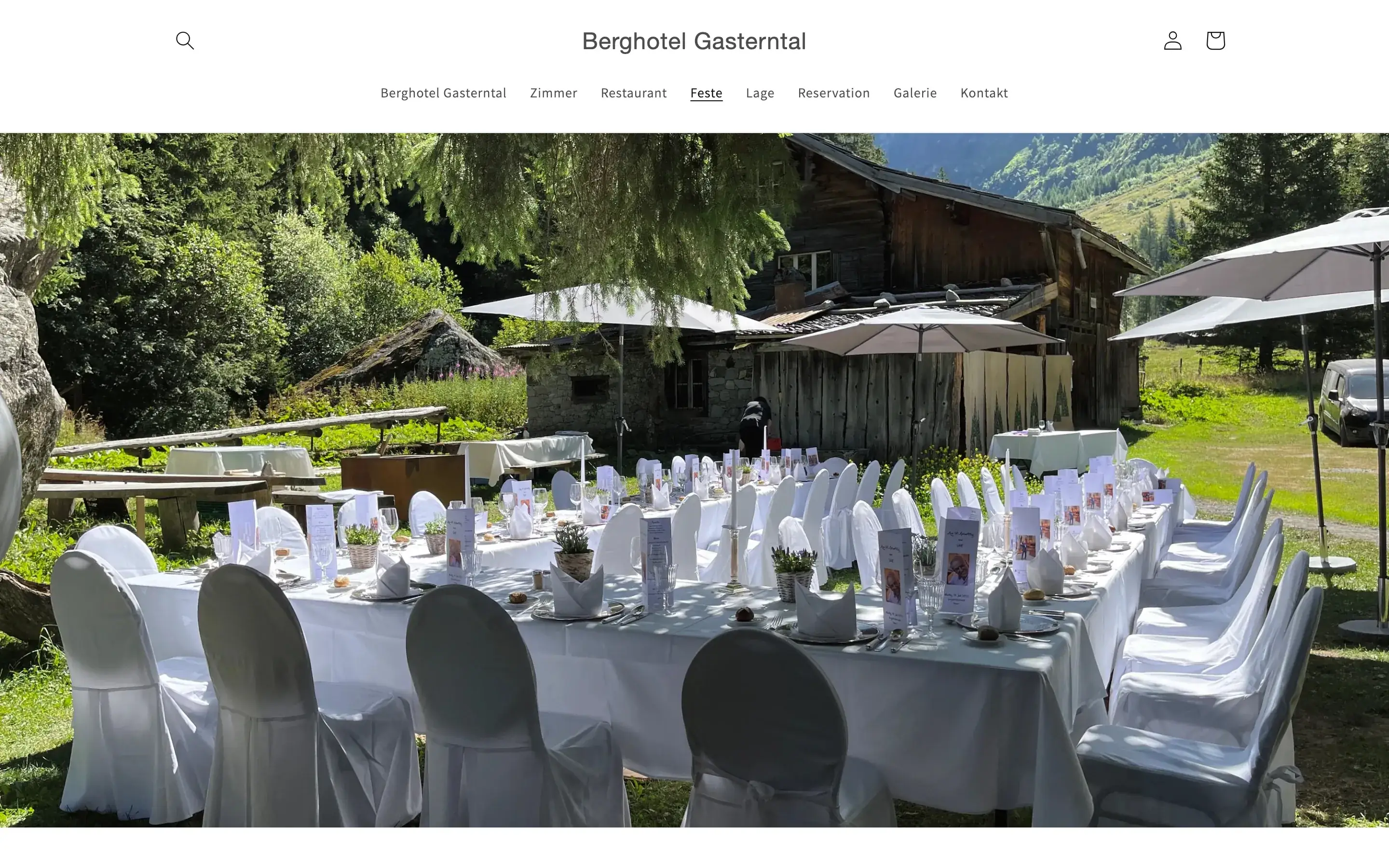 Heute: Feste auf berghotel-gasterntal.ch