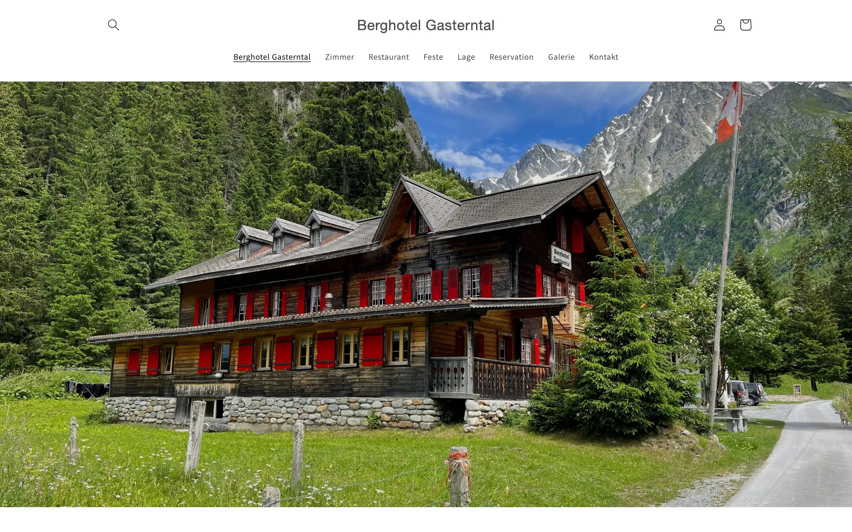 Heute: Startseite auf berghotel-gasterntal.ch