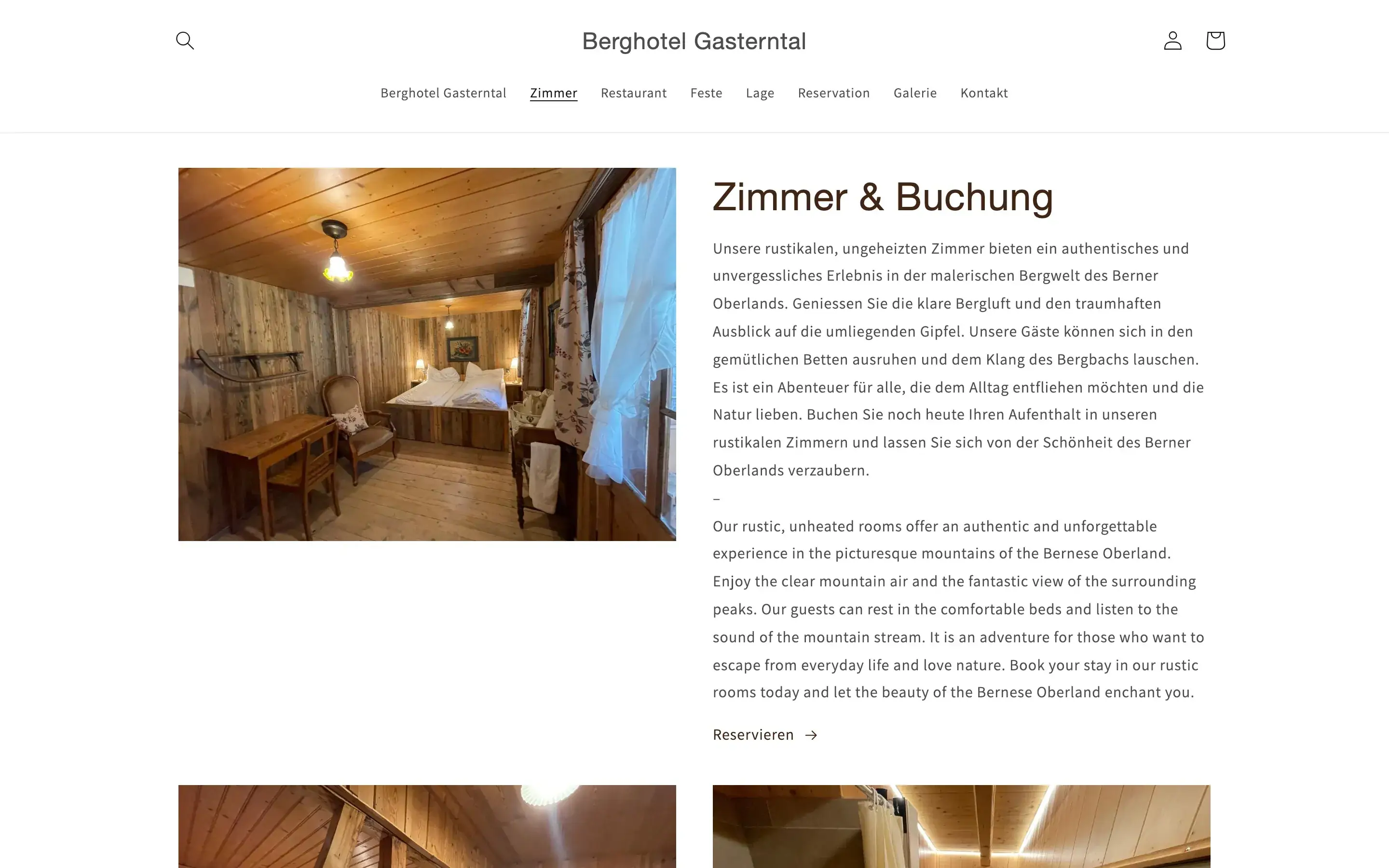 Heute: Zimmer auf berghotel-gasterntal.ch