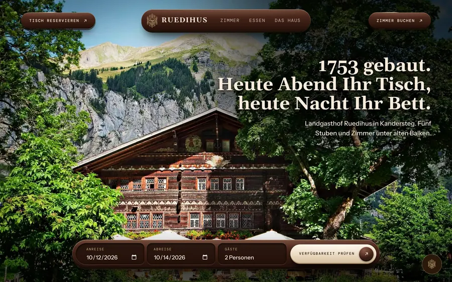 Landgasthof Ruedihus, Kandersteg